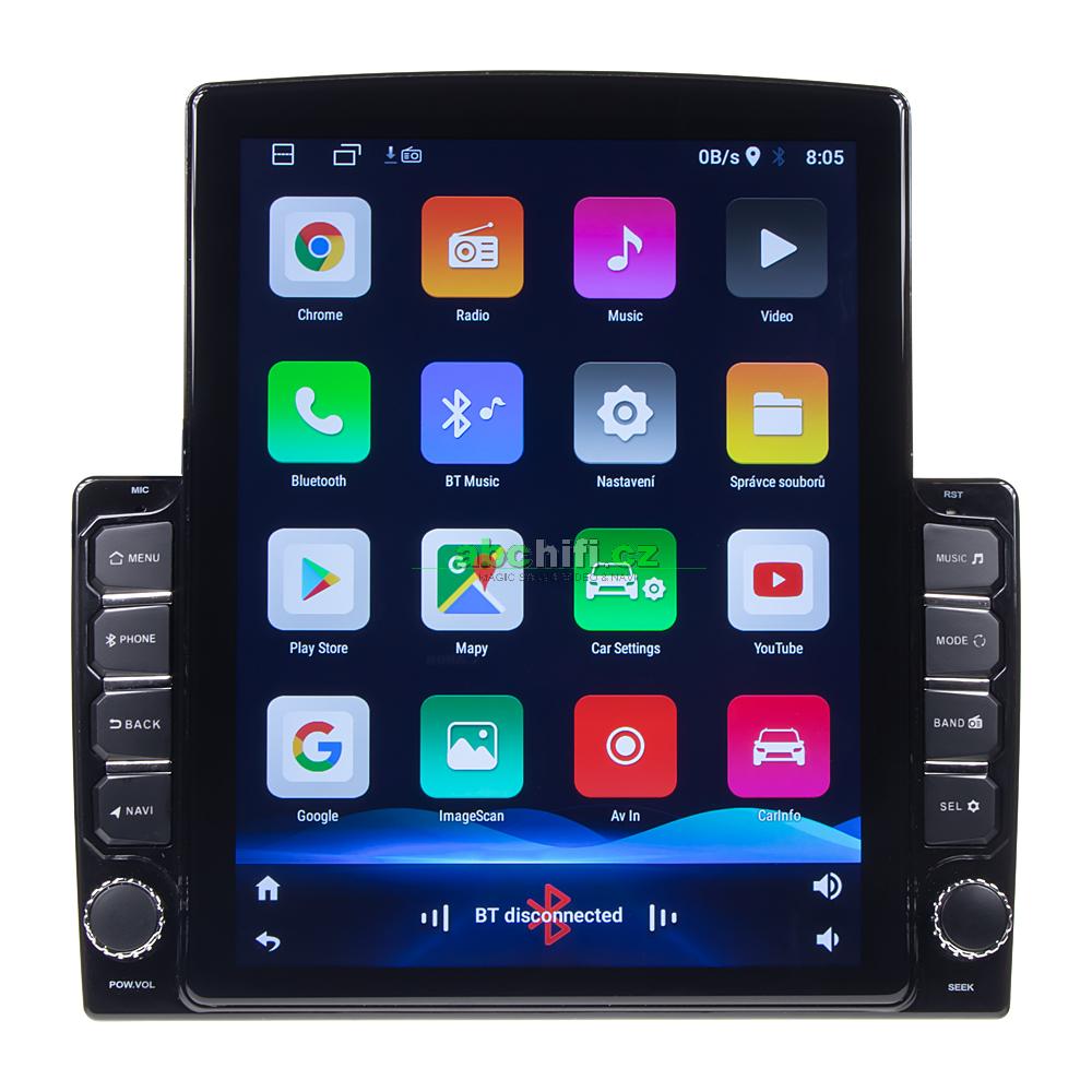 Autorádio s 9,7" LCD, Android 10.0, WI-FI, GPS, Mirror link, Bluetooth, 2 x USB
