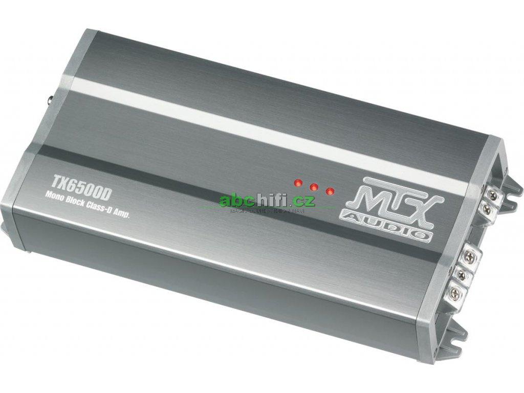 MTX AUDIO TX6500D - 1kanálový monoblok zesilovač 300W RMS - 4 Ω / 500W RMS - 2 Ω