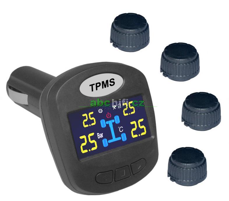 TPMS systém pro kontrolu tlaku v pneumatikách