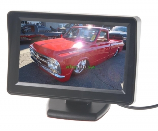LCD monitor  4,3" černý na palubní desku - 80054