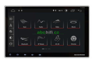 MACROM M-AN900 - AV jednotka 9" monitor, 1DIN, OS Android Výrobce: Macrom - 222448