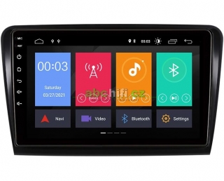 Autorádio pro Škoda Superb 2008-2015 s 10,1" LCD, Android, WI-FI, GPS, Mirror link, Bluetooth, - 80880A