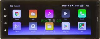 1DIN autorádio s 6,8" LCD, Android 10, WI-FI, GPS, Mirror link, Bluetooth, 2x USB