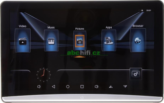 LCD monitor 10,6" OS Android/USB/SD/HDMI s držákem na opěrku, DS-X106AA
