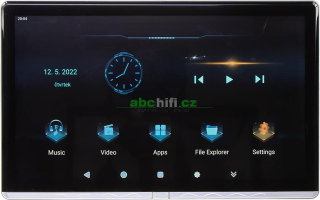 LCD monitor 12,3" OS Android/USB/SD/HDMI s držákem na opěrku, DS-X123AA