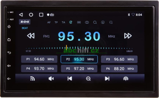 2DIN autorádio s 7" LCD, OS Android, WI-FI, GPS, Carplay, Bluetooth, 2x USB - 80824AC