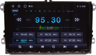 Autorádio pro VW, Škoda s 9" LCD, OS Android, WI-FI, GPS, CarPlay, Bluetooth, 2x USB - 80896AC