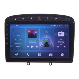 Autorádio pro Peugeot 308, 408 s 9" LCD, Android, WI-FI, GPS, CarPlay, Bluetooth, 4G, 2x USB - 80801A4