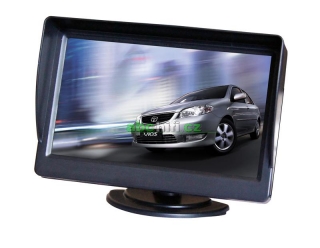 LCD monitor 4,3" černý, na palubní desku