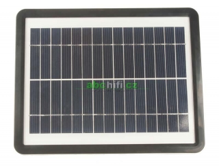 Solární nabíječka 6W pro udržovací dobíjení baterií + dobíjení mobilních telefon