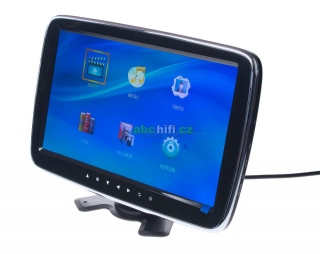 LCD monitor 10"- USB, micro SD, FM modulátor, Bluetooth, vstup pro kameru